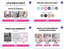 Serving a guided quiz to better segment visitors and serve more personalized experiences