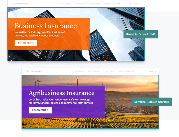 Using contextual data to segment new users for an experience